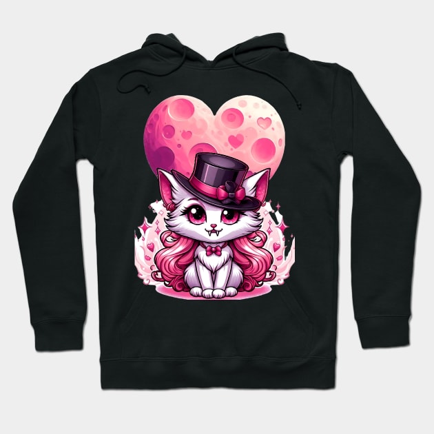 Vampire cat Hoodie by NightvisionDesign